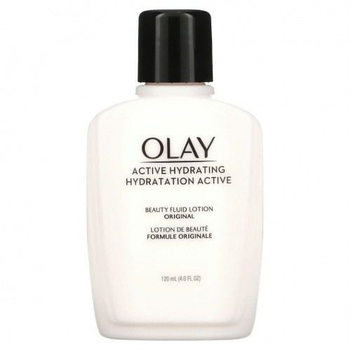 Olay, Active Hydrating, флюид для лица, оригинальный, 120 мл (4 жидк. унции)