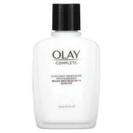 Olay, Complete, UV365, ежедневное увлажняющее и солнцезащитное средство, SPF 15, для чувствительной кожи, 118 мл (4,0 унции)