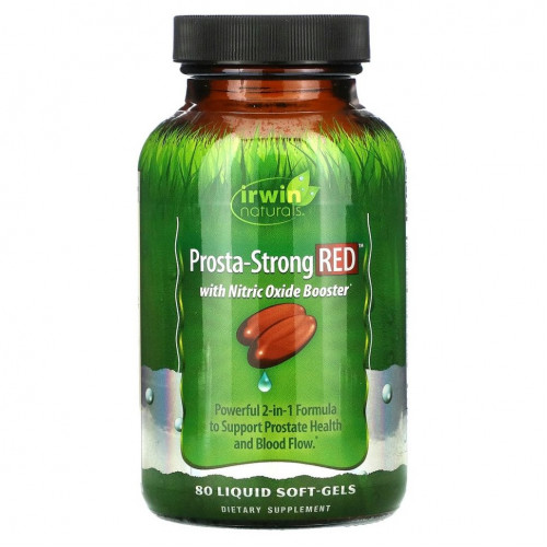 Irwin Naturals, Prosta-Strong RED, 80 мягких капсул с жидкостью