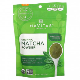 Navitas Organics, Органический порошок матча, 85 г