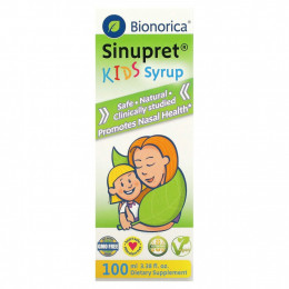 Bionorica, Sinupret, сироп для детей, 100 мл (3,38 жидкой унции)