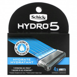 Schick, Hydro Sense, Hydrate, 4 кассеты