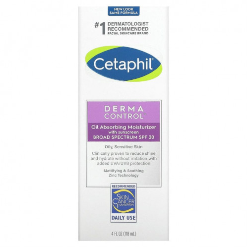 Cetaphil, Pro, увлажняющее средство, абсорбирующее кожный жир, SPF 30, 118 мл (30,4 жидк. унции)