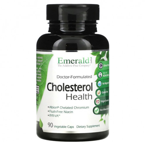 Emerald Laboratories, Cholesterol Health, 90 капсул в растительной оболочке