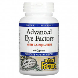 Natural Factors, Advanced Eye Factors, 60 капсул