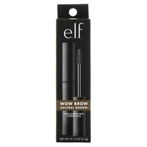 E.L.F., Wow Brow Gel, гель для бровей, коричневый, 3,5 г (0,12 унции)