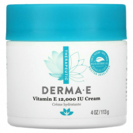 Derma E, крем с витамином E, 12 000 МЕ, 113 г (4 унции)