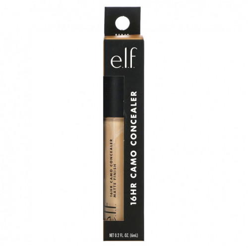 E.L.F., 16HR Camo Concealer, консилер, средний бежевый, 6 мл (0,203 жидк. унции)