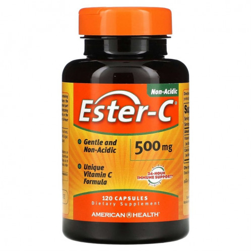 American Health, Ester C, 500 мг, 120 капсул