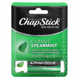 Chapstick, Защитный бальзам для губ, «Классическая мята», 4 г