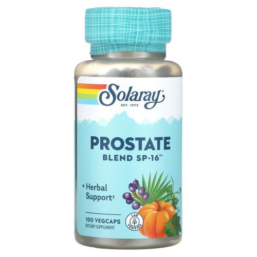 Solaray, Prostate Blend SP-16, 100 капсул с растительной оболочкой