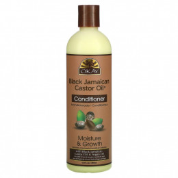 Okay Pure Naturals, Black Jamaican Castor Oil, черное ямайское касторовое масло, кондиционер, 355 мл (12 жидк. унций)