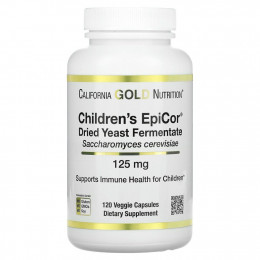 California Gold Nutrition, Children's Epicor, 125 мг, 120 растительных капсул