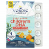 Nordic Naturals, Children's DHA, жевательные таблетки с ДГК, со вкусом тропических фруктов, 600 мг, 30 жевательных таблеток