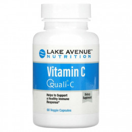 Lake Avenue Nutrition, витамин C, с Quali-C, 1000 мг, 60 растительных капсул