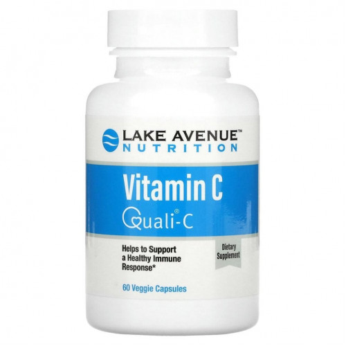 Lake Avenue Nutrition, витамин C, с Quali-C, 1000 мг, 60 растительных капсул