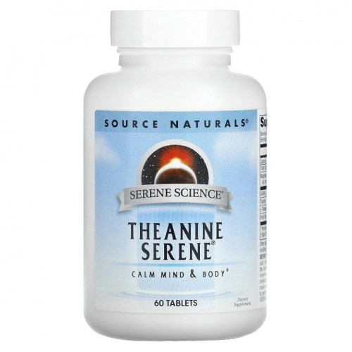 Source Naturals, Serene Science, Theanine Serene, 60 Tablets