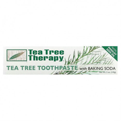 Tea Tree Therapy, зубная паста с экстрактом чайного дерева и пищевой содой, 142 г (5 унций)