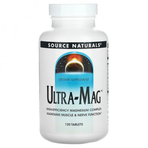 Source Naturals, Ultra-Mag, 120 таблеток