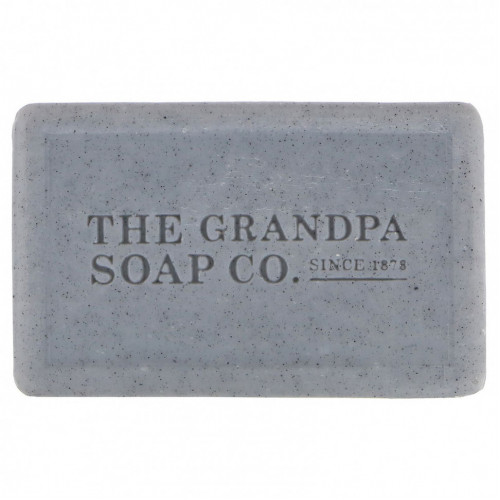 The Grandpa Soap Co., Брусковое мыло для лица и тела, детокс, древесный уголь, 38 г (1,35 унции)