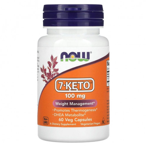 NOW Foods, 7-KETO, 100 мг, 60 капсул