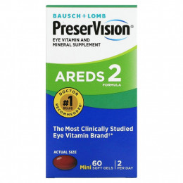 PreserVision, AREDS 2 Formula, 60 мягких таблеток