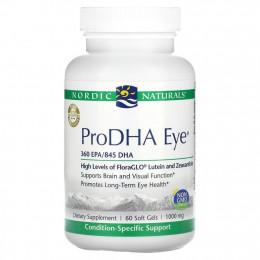 Nordic Naturals, ProDHA Eye, 1,000 mg, 60 Soft Gels