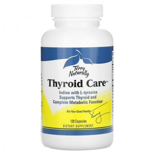 Terry Naturally, Thyroid Care, 120 капсул