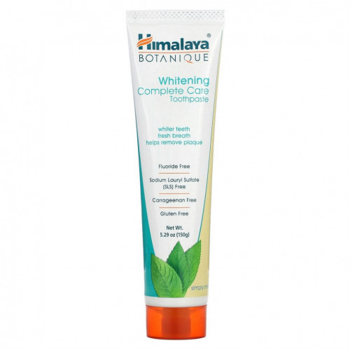 Himalaya, Botanique, отбеливающая зубная паста Simply Mint, 5,29 унций (150 г)