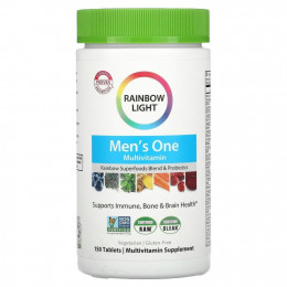 Rainbow Light, Men's One, мультивитамины для мужчин, 150 таблеток