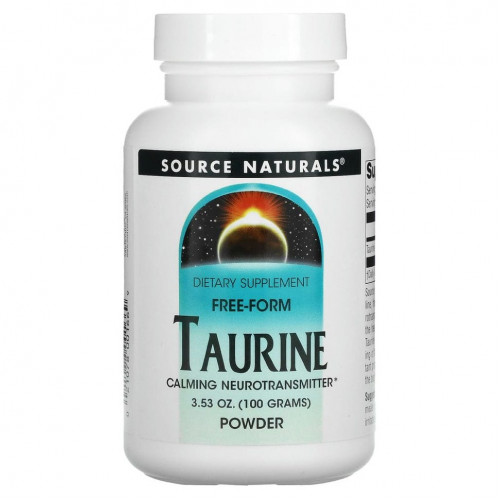 Source Naturals, Порошок таурина, 3.53 унций (100 г)