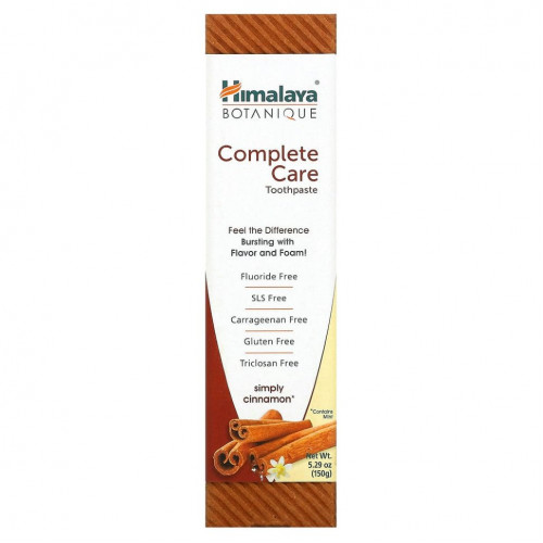 Himalaya, Зубная паста для полного ухода за зубами, Simply Cinnamon, 5,29 унций (150 г)