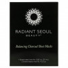 Radiant Seoul, тканевые маски с древесным углем для восстановления баланса, 5 шт., 25 мл (0,85 унции) каждая