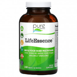 Pure Essence, LifeEssence, цельнопищевые мультивитамины, 240 таблеток