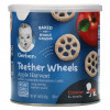 Gerber, Teether Wheels, для малышей от 8 месяцев, с яблоком, 42 г (1,48 унции)