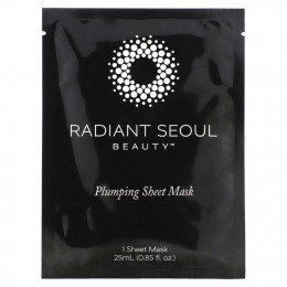 Radiant Seoul, тканевая маска для объема и гладкости кожи, 1 шт., 25 мл (0,85 унции)