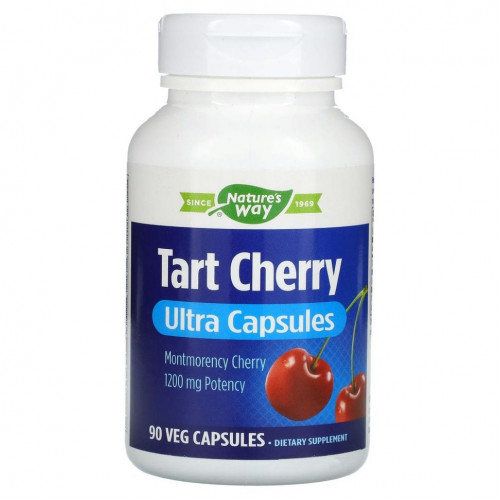 Enzymatic Therapy, Tart Cherry, ультракапсулы, 1200 мг, 90 растительных капсул