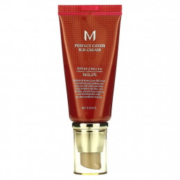 Missha, M Perfect Cover, BB-крем, SPF 42/PA+++, оттенок 25 теплый бежевый, 50 мл (1,7 унции)