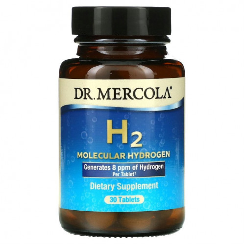 Dr. Mercola, Молекулярный водород H2, 30 таблеток