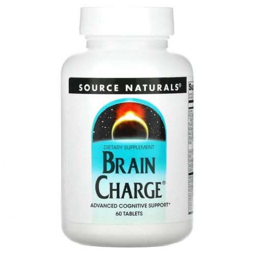 Source Naturals, Brain Charge, 60 таблеток