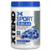 Xtend, Sport, 7 г аминокислот с разветвленной цепью (BCAA), со вкусом голубой малины, 345 г (12,2 унции)