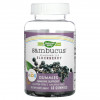 Nature's Way, Sambucus, стандартизированный экстракт бузины для детей, 60 жевательных конфет