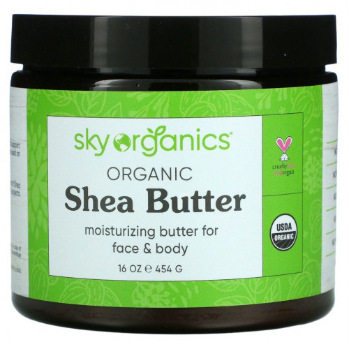 Sky Organics, органическое масло ши, 454 г (16 унций)