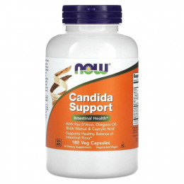 NOW Foods, Candida Support, 180 растительных капсул