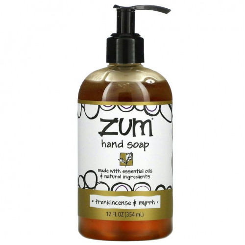 ZUM, Zum Hand Soap, ладан и мирра, 354 мл (12 жидк. Унций)