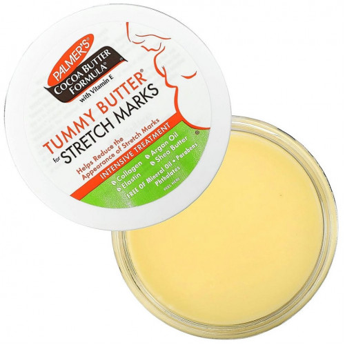 Palmer's, Формула с какао-маслом, масло для живота Tummy Butter, против растяжек, 125 г (4,4 унции)