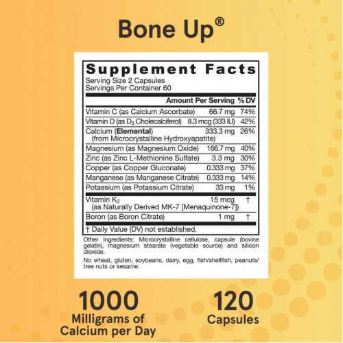 Jarrow Formulas, Bone-Up, 120 капсул