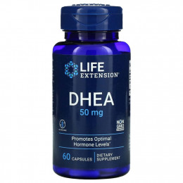 Life Extension, DHEA, 50 мг, 60 капсул