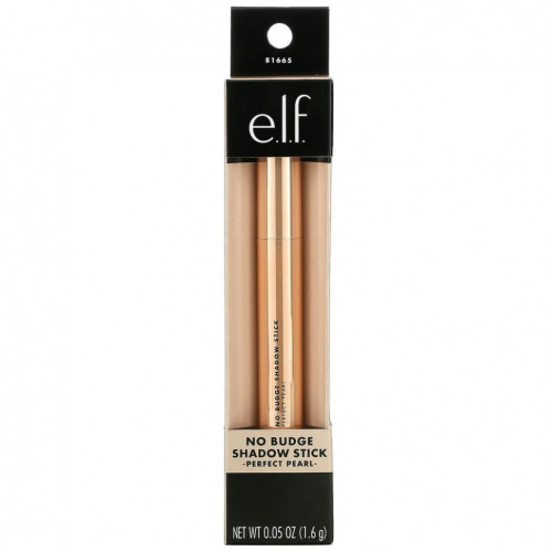 E.L.F., No Budge Shadow Stick, Perfect Pearl, 1,6 г (0,05 унции)