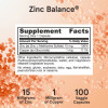 Jarrow Formulas, Zinc Balance, 100 вегетарианских капсул